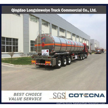 3 Axle 40000L-50000liters Oil Gasoline Aluminum Alloy Fuel Tanker Tank Semi Trailer